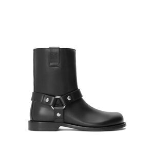 Loewe Black Calfskin Ankle Men's Boots